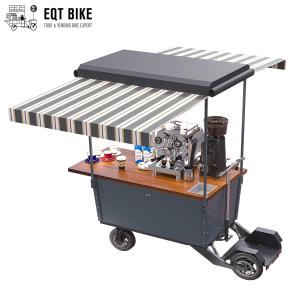 China EQT Street Vending Carts OEM Beer Electric Food Cart Metal Frame factory
