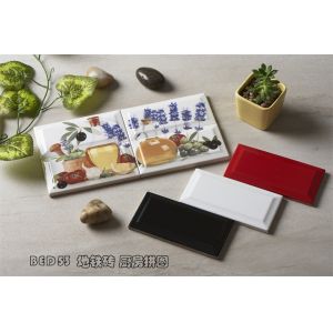 White Body Glossy Subway Porcelain Wall Tiles 75x152mm 150x305mm