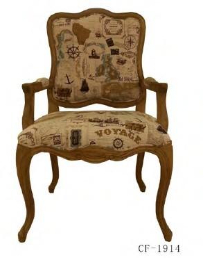 European /American Style classic modern wooden fabric dining chair,armchair