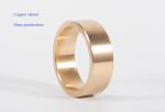 Red Bracket Sleeve Cover CNC Copper Parts , Cell Bronze Milling Brass Turning
