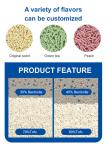 Tofu Bentonite Premium Cat Litter Sand Mixed Cat Litter BSCI Certificate