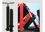 Custom Single Acting Hydraulic Ram , Dump Truck Welded Hydraulic Ram Cylinder