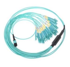 China MPO To LC Fiber Optic MPO 24 Core OM2 Telecommunication Networks factory