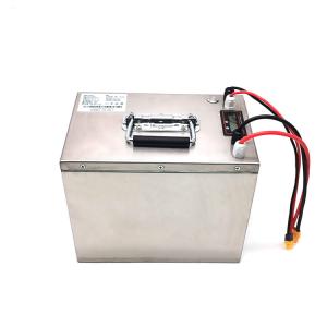 China IP68 Waterproof Practical Li Ion LifePO4 , 24V Lithium Phosphate Battery factory