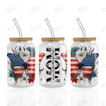 UV DTF Cup Wrap Transfers For Libbey Glass Tumbler With Custom Mama'S Day