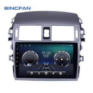 China Touch Screen Auto Android 10.0 8 Core Car Stereo 4+32g Multimedia Gps Navigation Car Radio For Toyota Corolla 2007-2013 factory