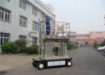 Vertical Personnel Lift For Ceiling , 10m Four Mast Self Propelled Work Platform
