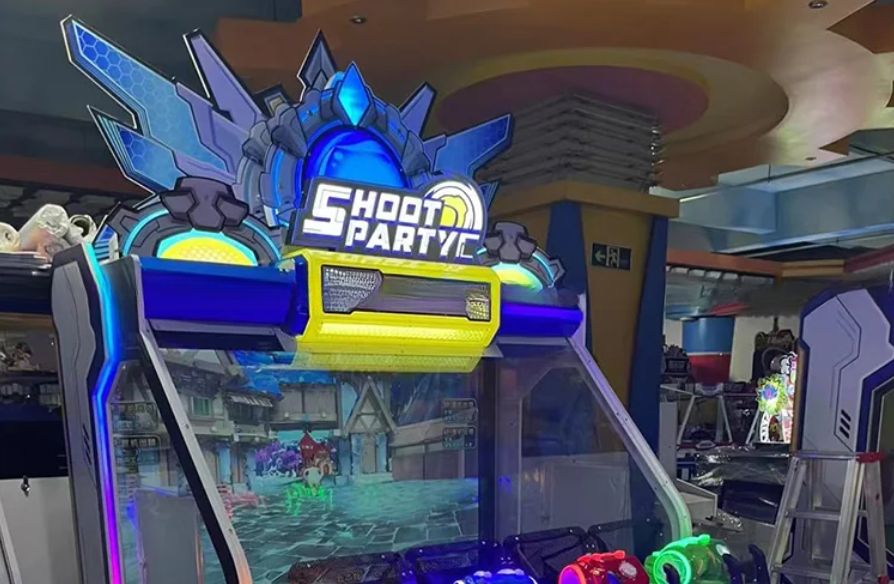 Shooting Monster Ticket Redemption Game Machine Four Players