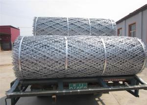 China Rhombus Welded Razor Mesh Fence 150mmx300mm BT022 Hot dipped Galvanized factory