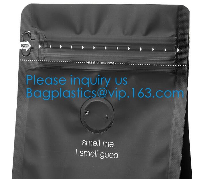 Side Sealed Square Flat Box Bottom Coffee Packaging Bags,Side Seal Gusset Food Grade Packaging Bags With k Organic
