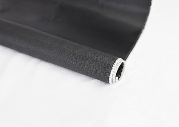 Heat Preservation Silicone Coated Fiberglass Cloth , 860mm Insulation Fiberglass