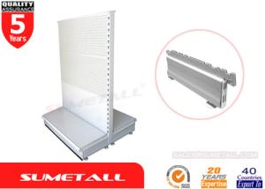 China Euro Style Gondola Store Shelving With Dismountable Base Leg For Retail Store / Supermarkets factory