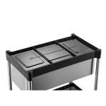 Keep Your Kitchen Countertop Clutter-Free With 2 Tiers Stainless Steel Kitchen