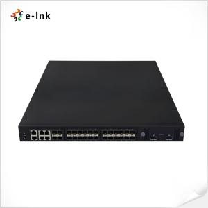 China L3 Managed Fiber Optic Switch 24x10G SFP 2x40G QSFP Ports IGMP Snooping Frame factory