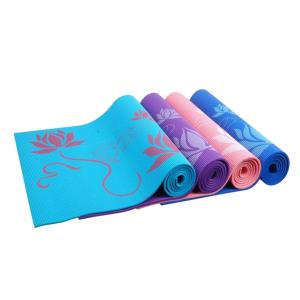 China Eco Friendly Non Toxic Full Print PVC Yoga Exercise Mat With Logo Graphics factory