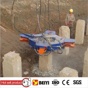 China BEIYI brand CE approved backhoe Professional hydraulic concrete square pile breaker manufacturer factory