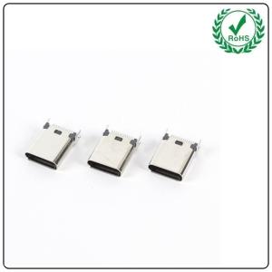 China USB-31S-F-01 USB C Female Connector High Durability Vertical USB 3.1 factory