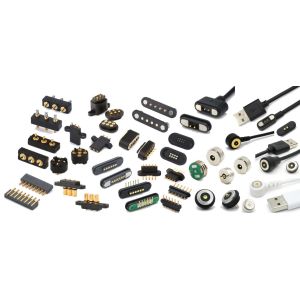 2.54mm Pitch Male 5 Pin PCB Connector Spring Loaded Pogo Pin Connector Dip Type