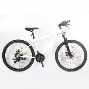 China MTB bicycle Steel frame Disc brake 21 speed 24/26 inch student mountain bike factory