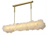 LED Modern Rectangle Luxury Pendant Light Fixtures 15 - 20m2
