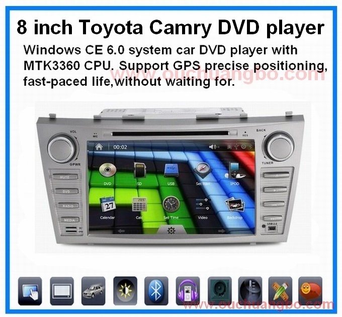 Ouchuangbo Toyota Camry 2007-2011 radio DVD with gps navigation bluetooth OCB-8611