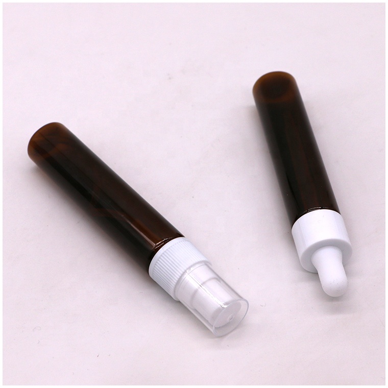 Leakage Proof 30ml/1OZ PET Portable Customized Color Amber/Brown Trigger Spray Bottle