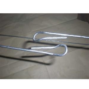 China 3.25mm X 94&quot; Quick Link Double Loop Bale Ties High Carbon Steel factory