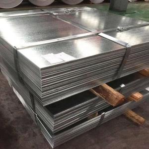 China Hot Dip 0.4mm Galvanized Sheet Plate Coated Flat Steel Products factory