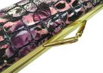 Fashionable Vinatge Leather Matel Hard Sunglasses Cases Bag For Women