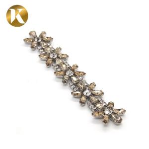 China 135mm*22mm Customized Women Shoe Tassel Chain Nickel / Black / Gold Color factory