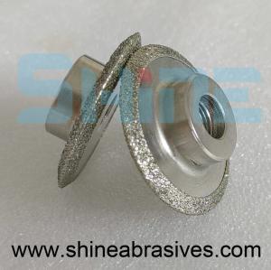 China Diamond Electroplated CBN Valve Seat Stones Shine Abrasives For Carbide Grinding factory