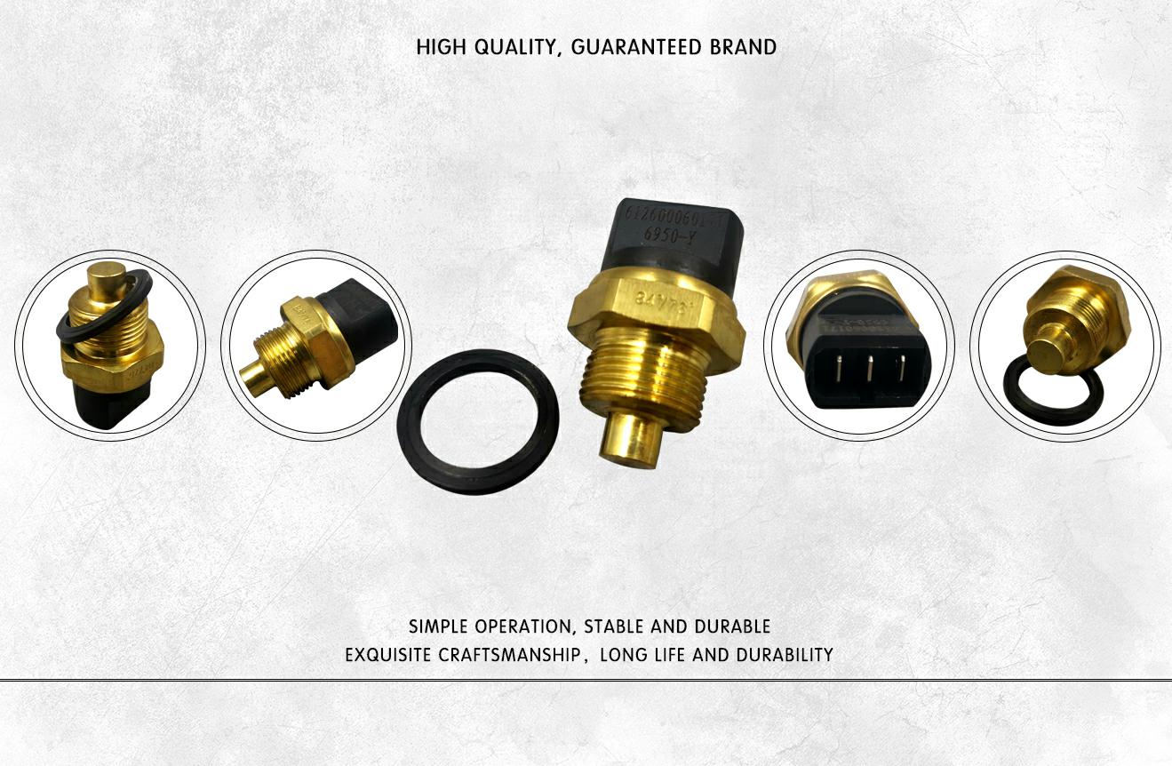 WEICHAI SHACMAN F3000 M3000 HOWO Truck Engine Parts Oil Pressure Sensor OE NO. 612600100171 Made of Steel