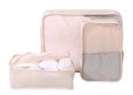 3 In 1 Set Light Weight Travel Organizer Bag Cubes Polyester With Coating