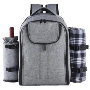 China Ergonomic 4 Person Insulated Picnic Backpack With Blanket factory