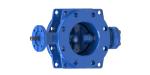 Arch Shape Double Butterfly Valve Drinking Water Standard Two Side Sealing