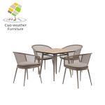 Iron Metal Dinning Chair for Colorful Outdoor Seating in Modern Restaurant