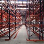 Steel Customizable VNA Very Narrow Aisle Racking For Narrow Aisle Pallet Shelf