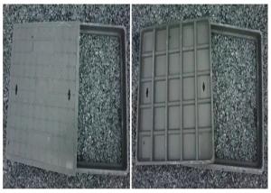 China Construction Square Manhole Cover Ductile Iron Bitumen Painting Surface factory
