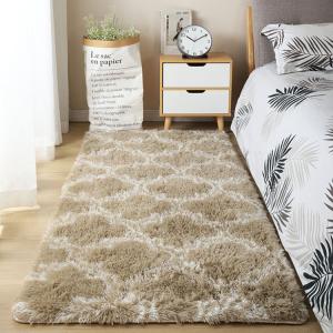 China Abstract Pattern Faux Sheepskin Fur Area Rugs for Floor Mat Carpet in Living Room factory