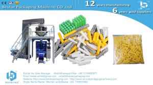 China Automatic packing machine making PE gusset bag with 14 heads weigher BSTV-450AZ factory
