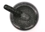 Polished Round Stone Mortar And Pestle Set Natural Granite For Grinding Herbs