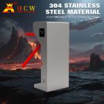 HCW AC220V One Way Turnstile Semi Automatic Tripod Security Gates 30-35 Persons