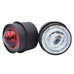 High Reflection Small Glass Road Stud Reflective Road Stud Solar Flashing Light