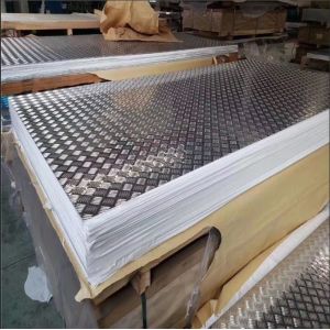 China Embossed Checkered 20mm Anti Slip Aluminum Plate 5083 5052 T6 factory