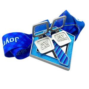 China Personalised Father's Day Holiday 10K Running Events Finisher Awards factory