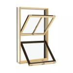 American PVC Vertical Sliding UPVC Windows Vinyl Double Hung Low E Glass Windows
