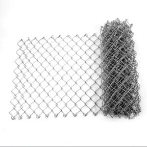 China Black Pvc Coated Vinyl Chain Link Fabric Farm Yard Fence Galvanized Chain Link Fence factory