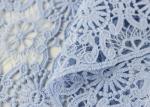 Guipure Dying Lace Fabric With Floral Water Soluble Lace Design For Dress