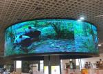 HD P4 Curved Design SMD Shopping Mall LED Display Long Life Time