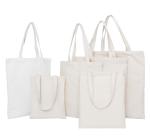 Blank Cotton Canvas Tote Bags For Grocery Shopping Simple And Casual